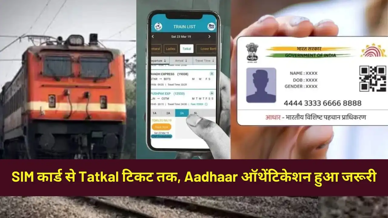 From SIM cards to Tatkal tickets, Aadhaar authentication